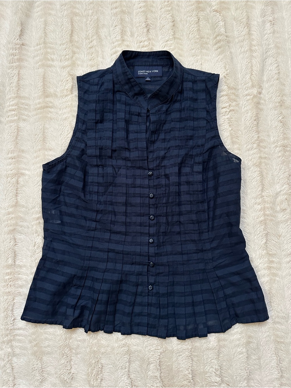Jones New York Striped Sleeveless Top